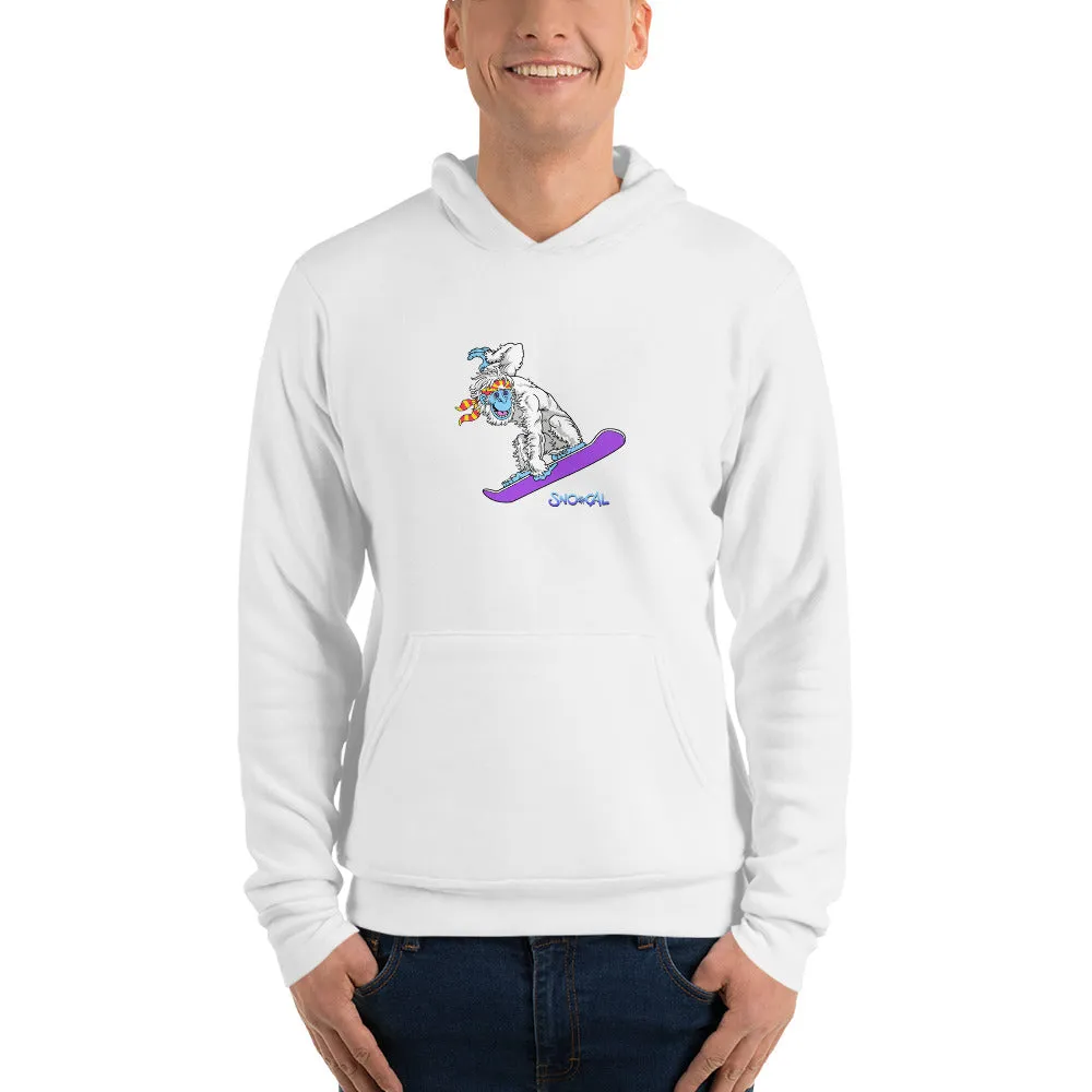 Snosquatch grab hoodie