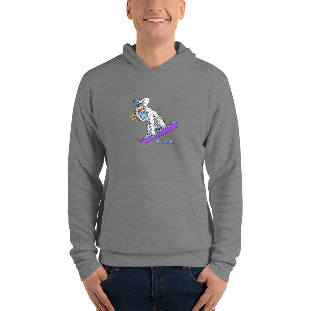 Snosquatch grab hoodie