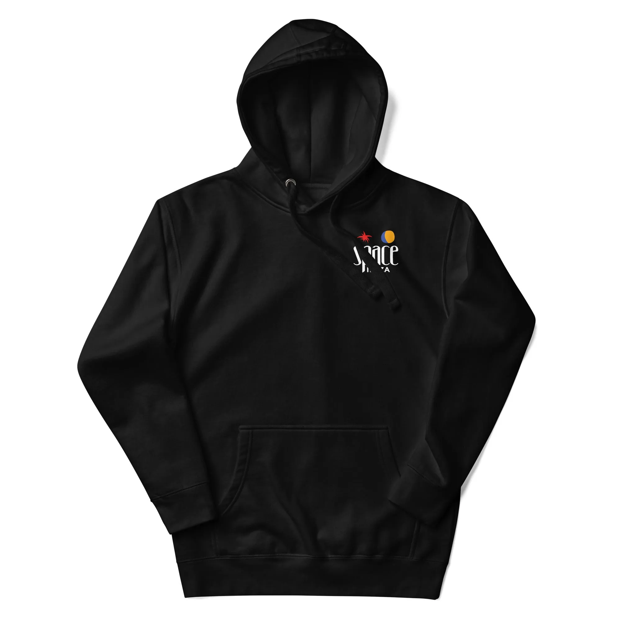 Space Ibiza Beach Club Logo Black Hoodie