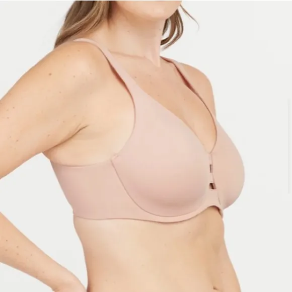 SPANX Low Profile Minimizer Bra in Champagne Beige | 42 DD NWT