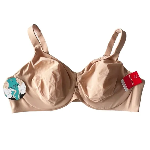 SPANX Low Profile Minimizer Bra in Champagne Beige | 42 DD NWT