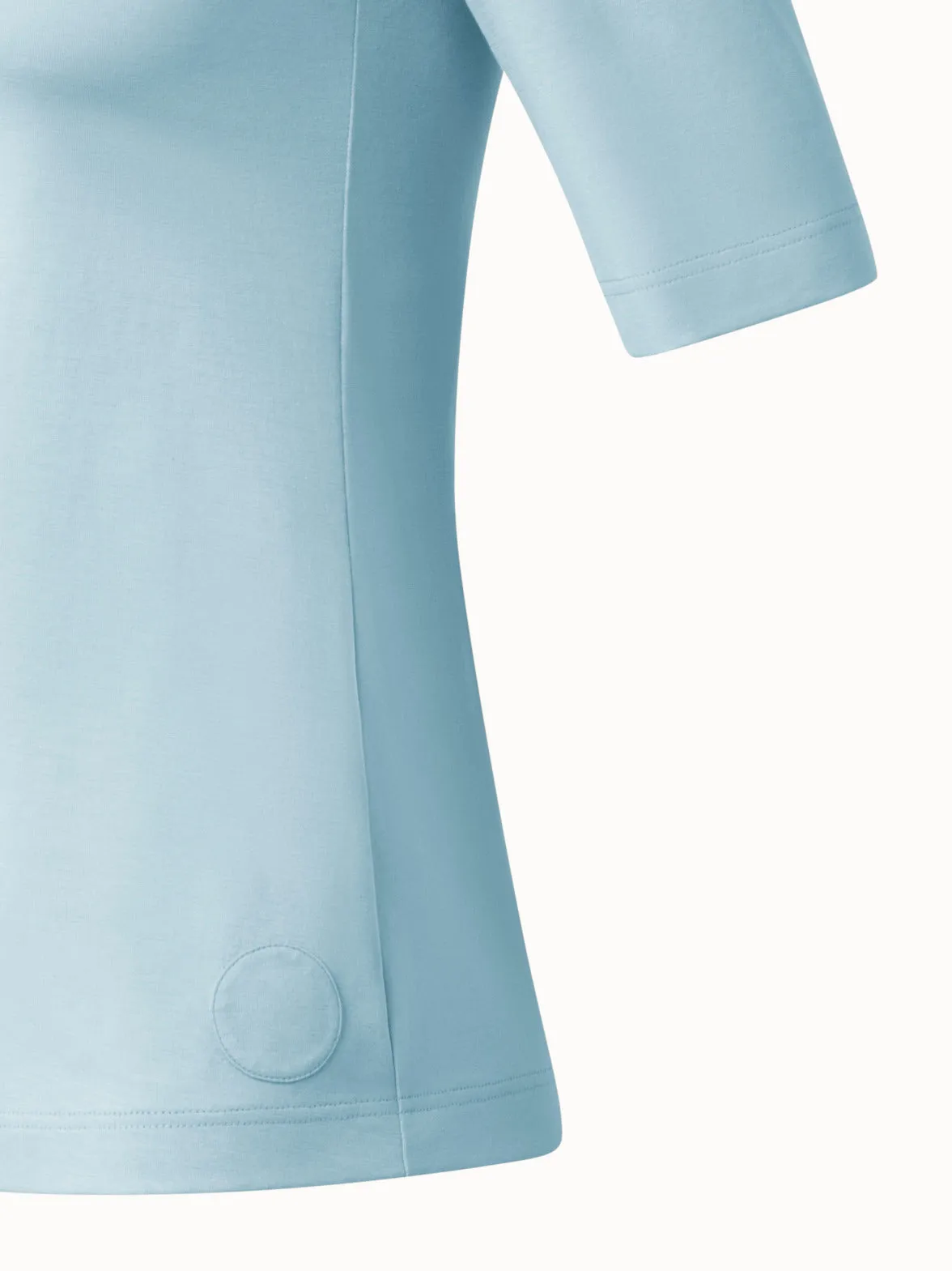 Square Neck T-Shirt in Modal