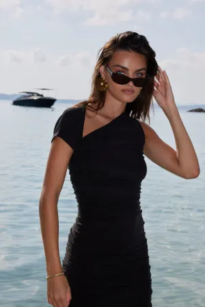 Stasera Midi Dress - Light Black