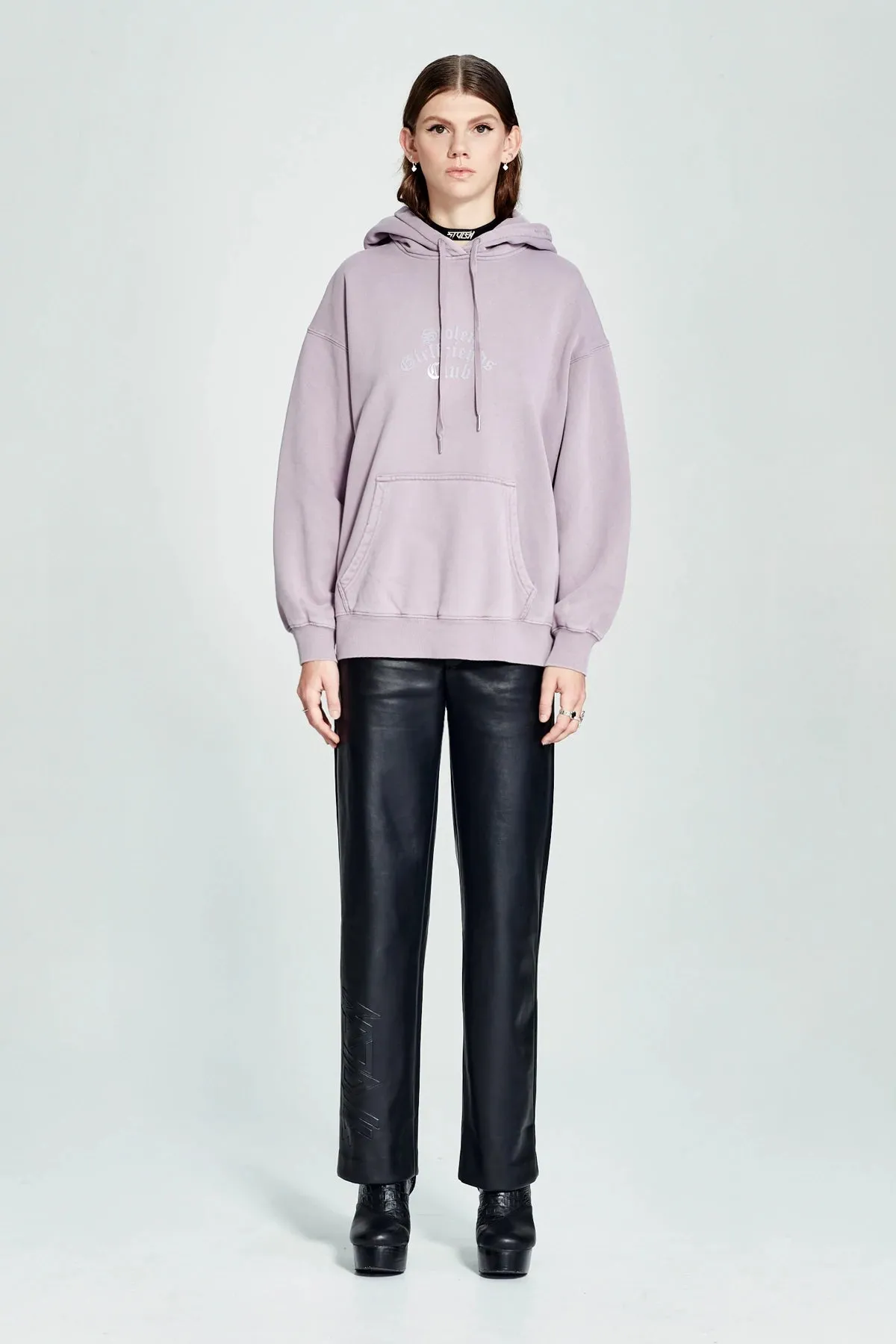 Stolen Girlfriends Club Arch Gothic Hoodie Lilac
