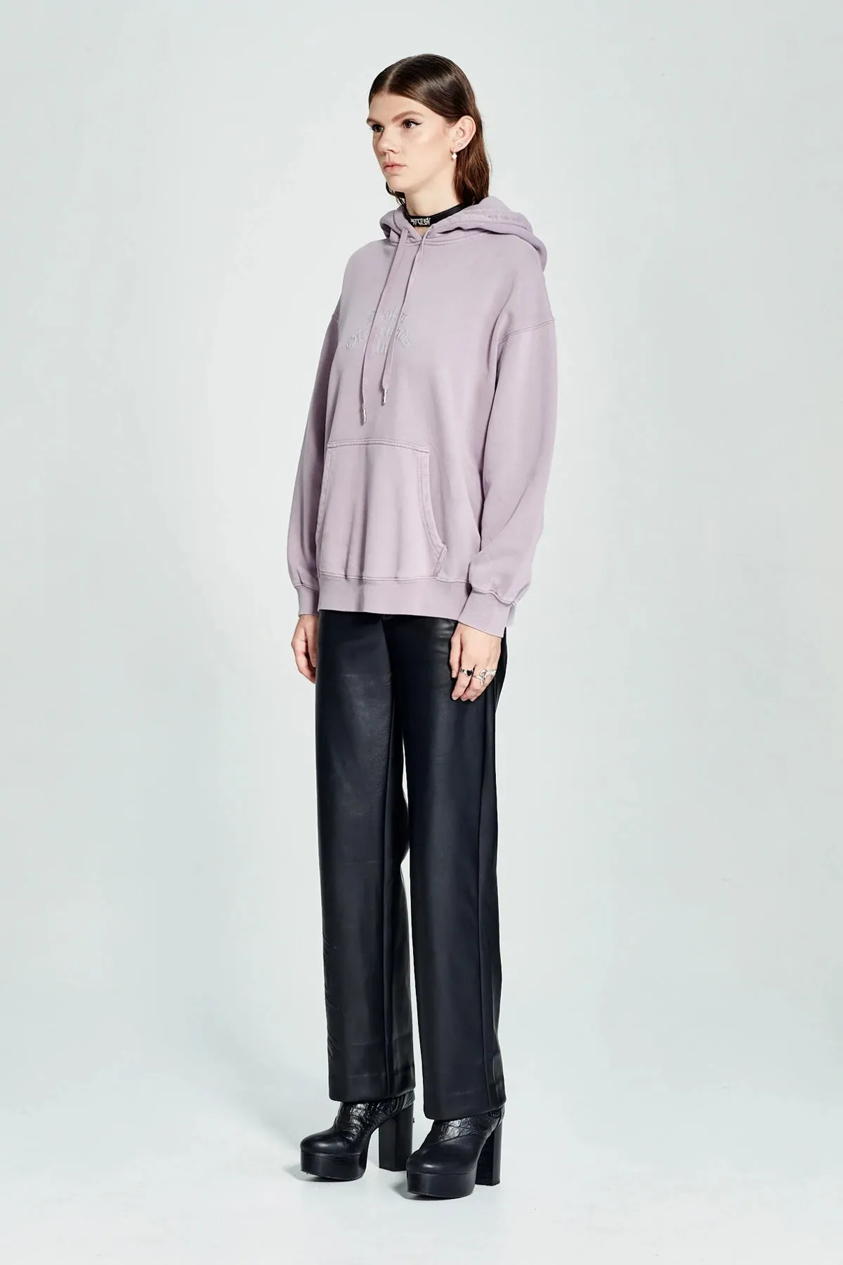 Stolen Girlfriends Club Arch Gothic Hoodie Lilac