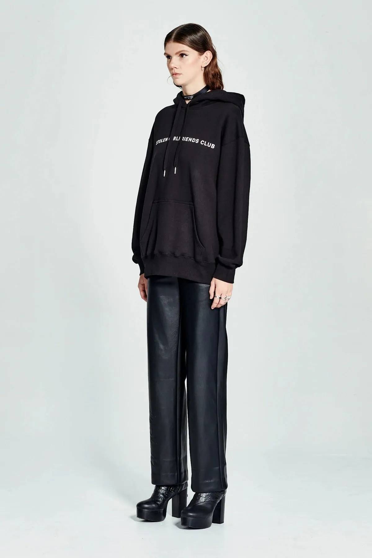 Stolen Girlfriends Club Text Logo Hoodie