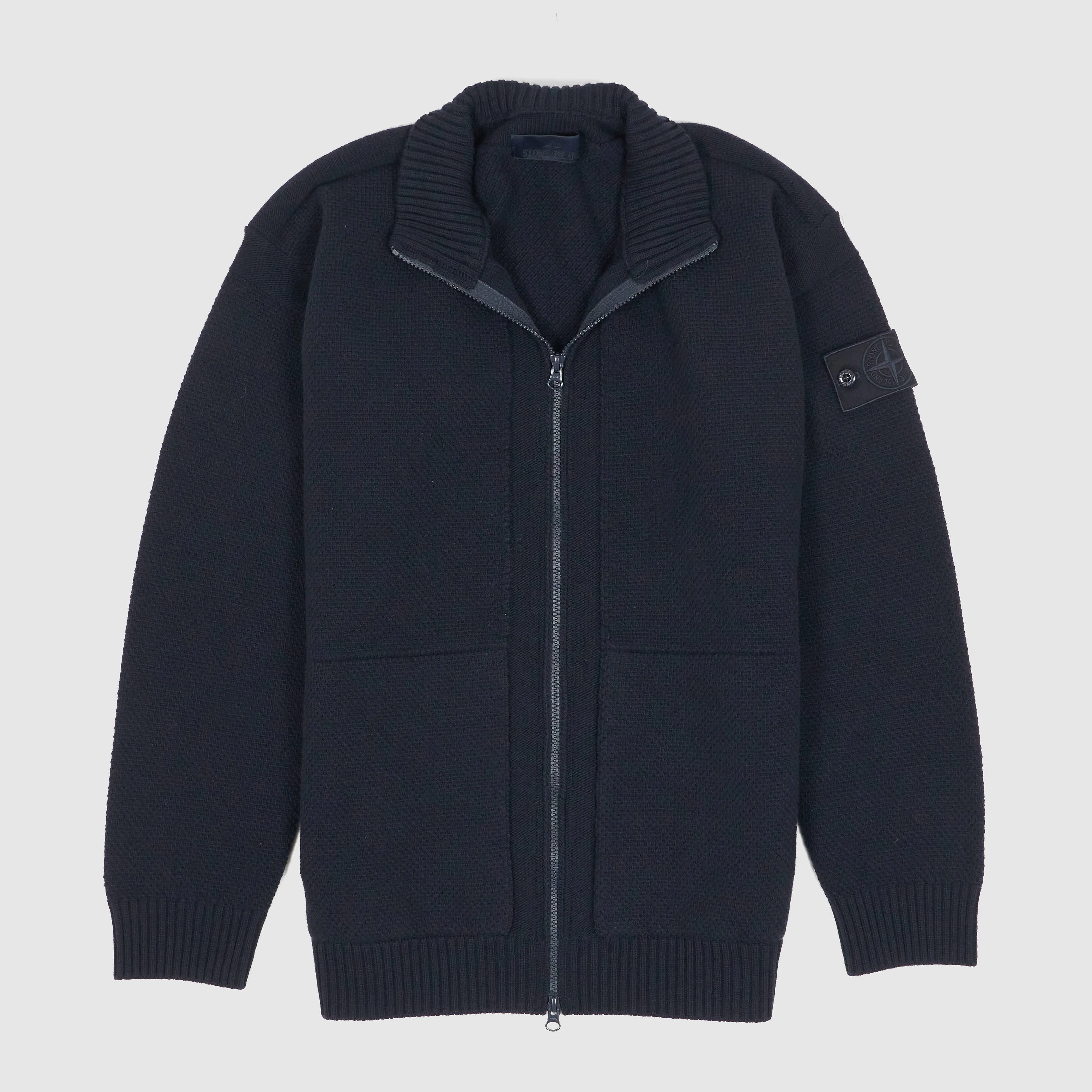 Stone Island Ghost Piece Two -Way Zip Sweater Cardigan