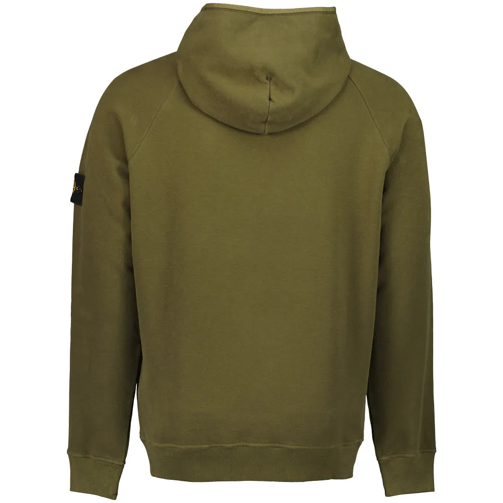 Stretch Cotton Fleece Hoodie
