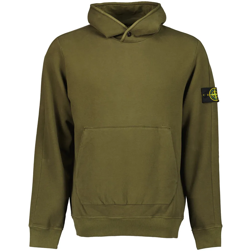 Stretch Cotton Fleece Hoodie
