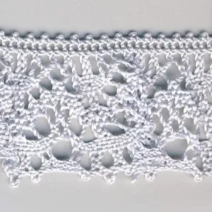 Stretch Torchon Lace #100 Pale Silver