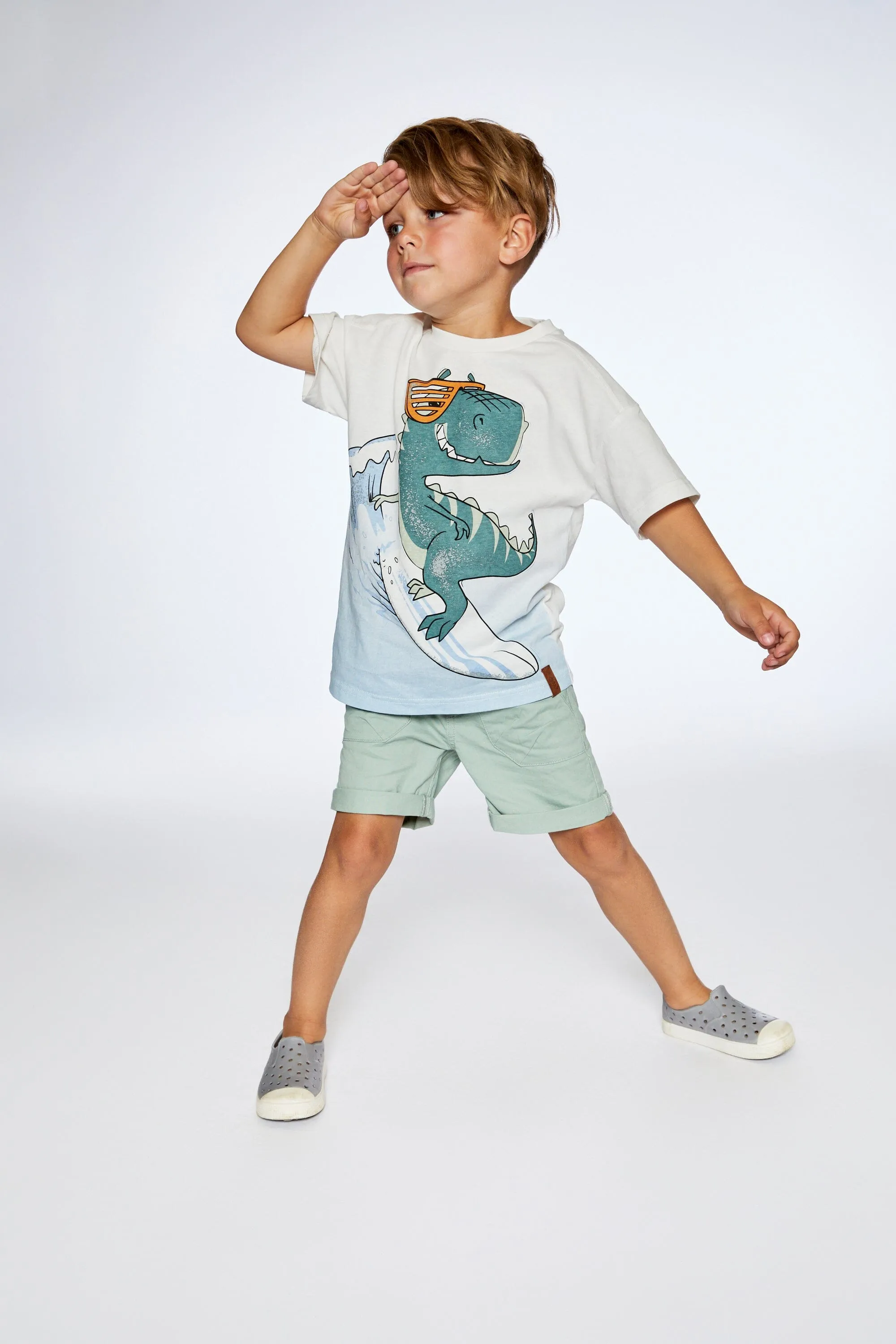 Stretch Twill Short Sage Green