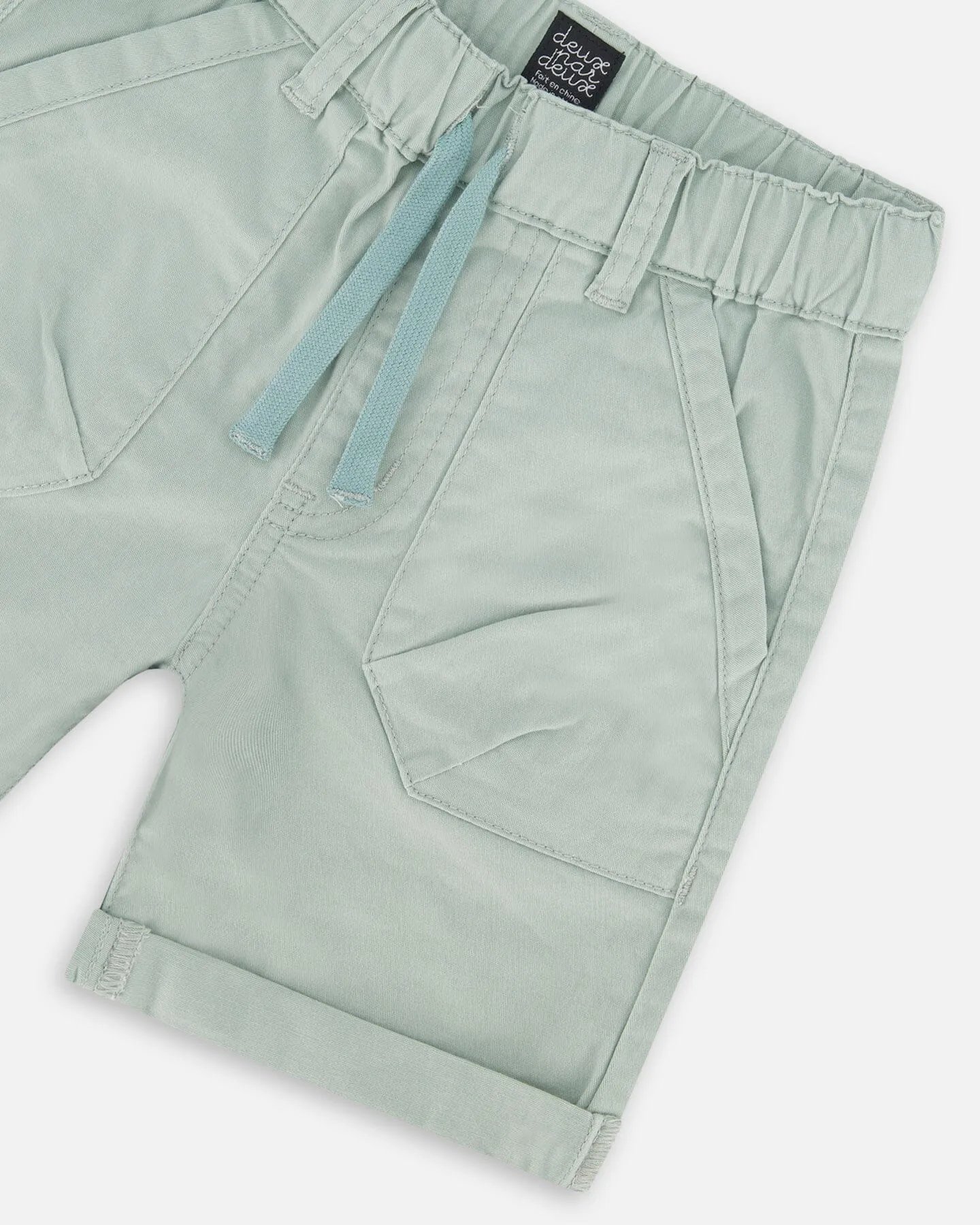Stretch Twill Short Sage Green