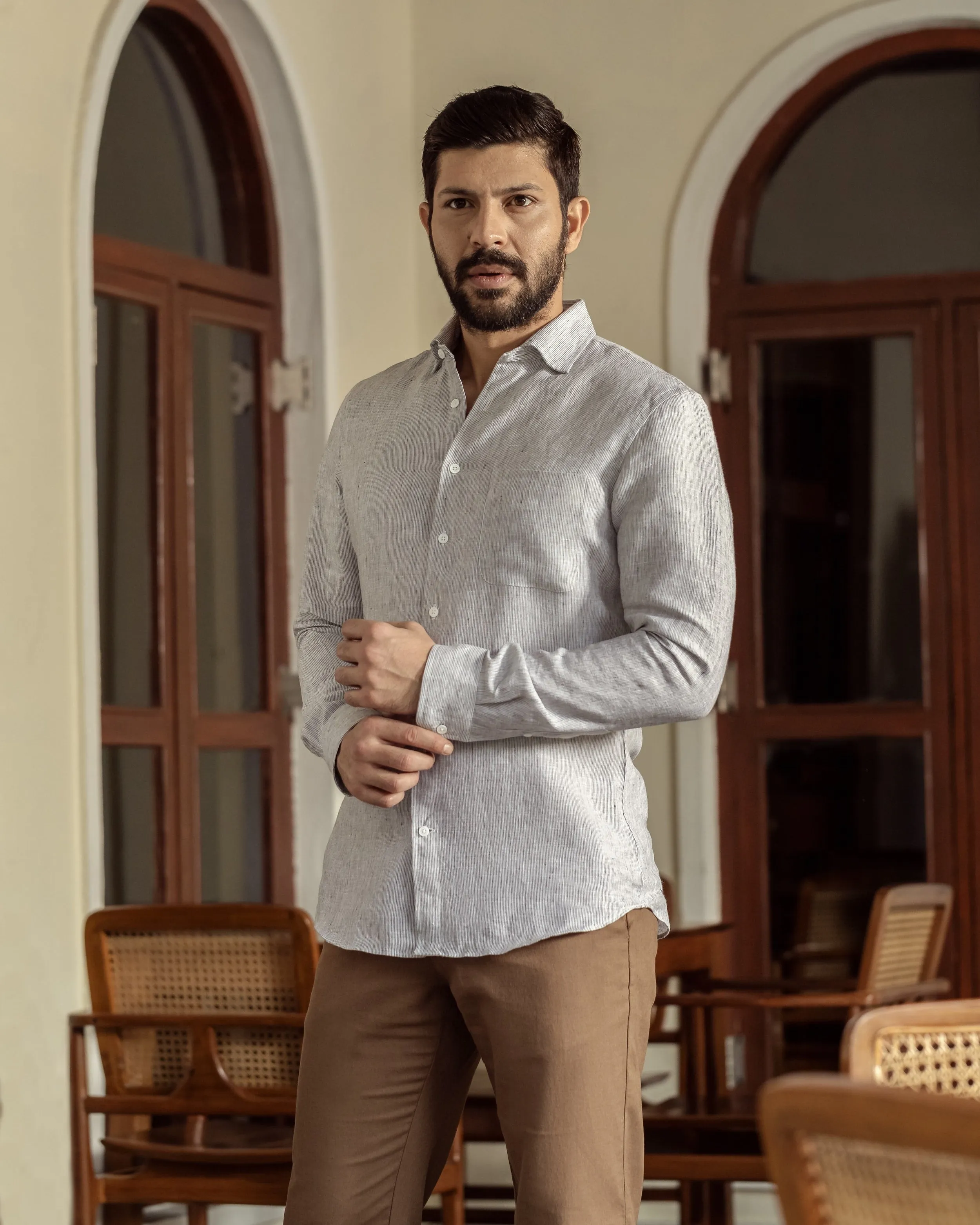Striped Linen Shirts