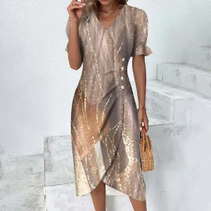 Stunning Patterned Dress for Women – Stylish & Versatile
