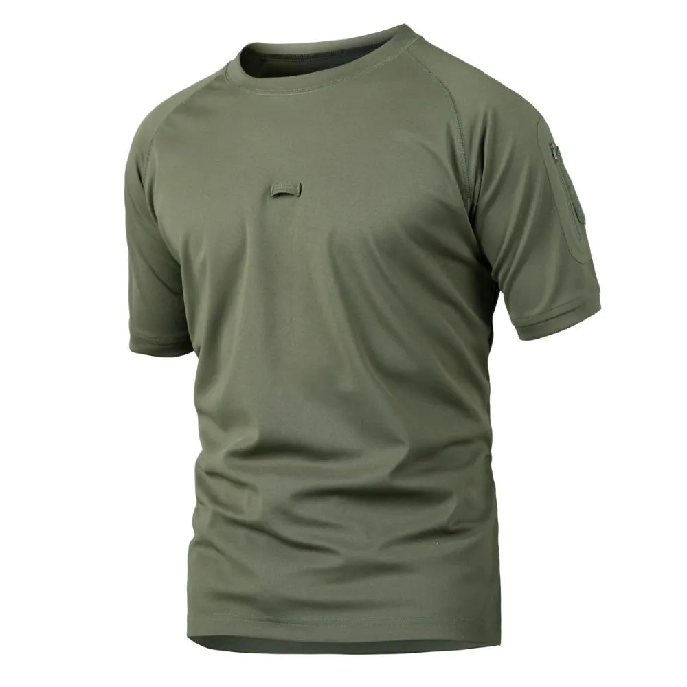 Summer Army  Breathable Camo Military T-Shirt