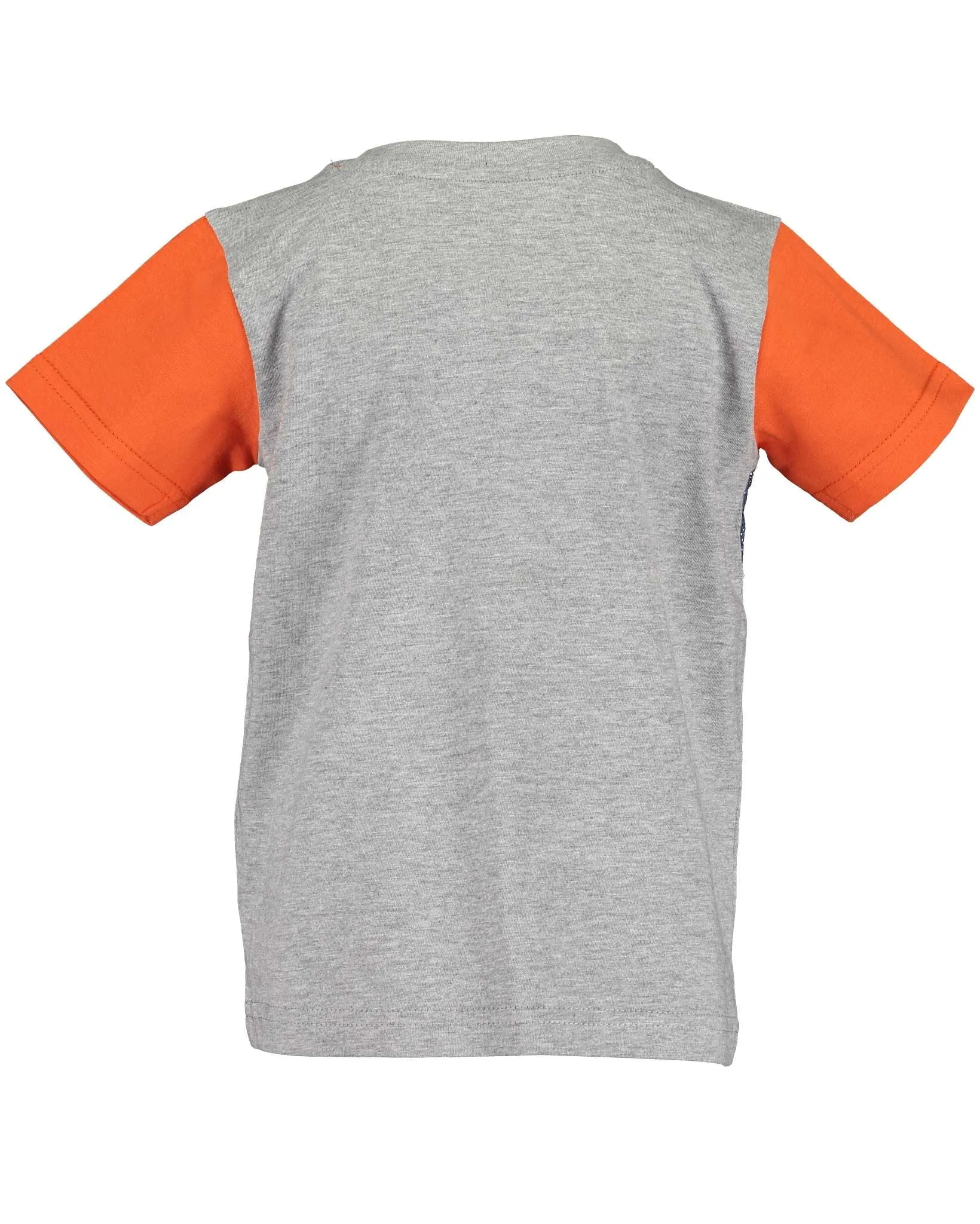 Super Soft Boys Grey And  Orange T Shirt