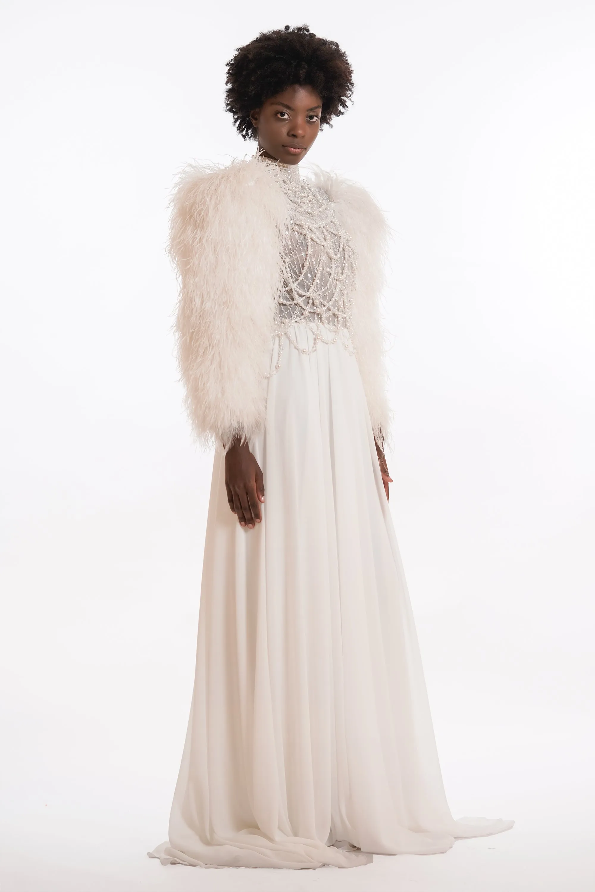 Swan's Feather Waltz Dress