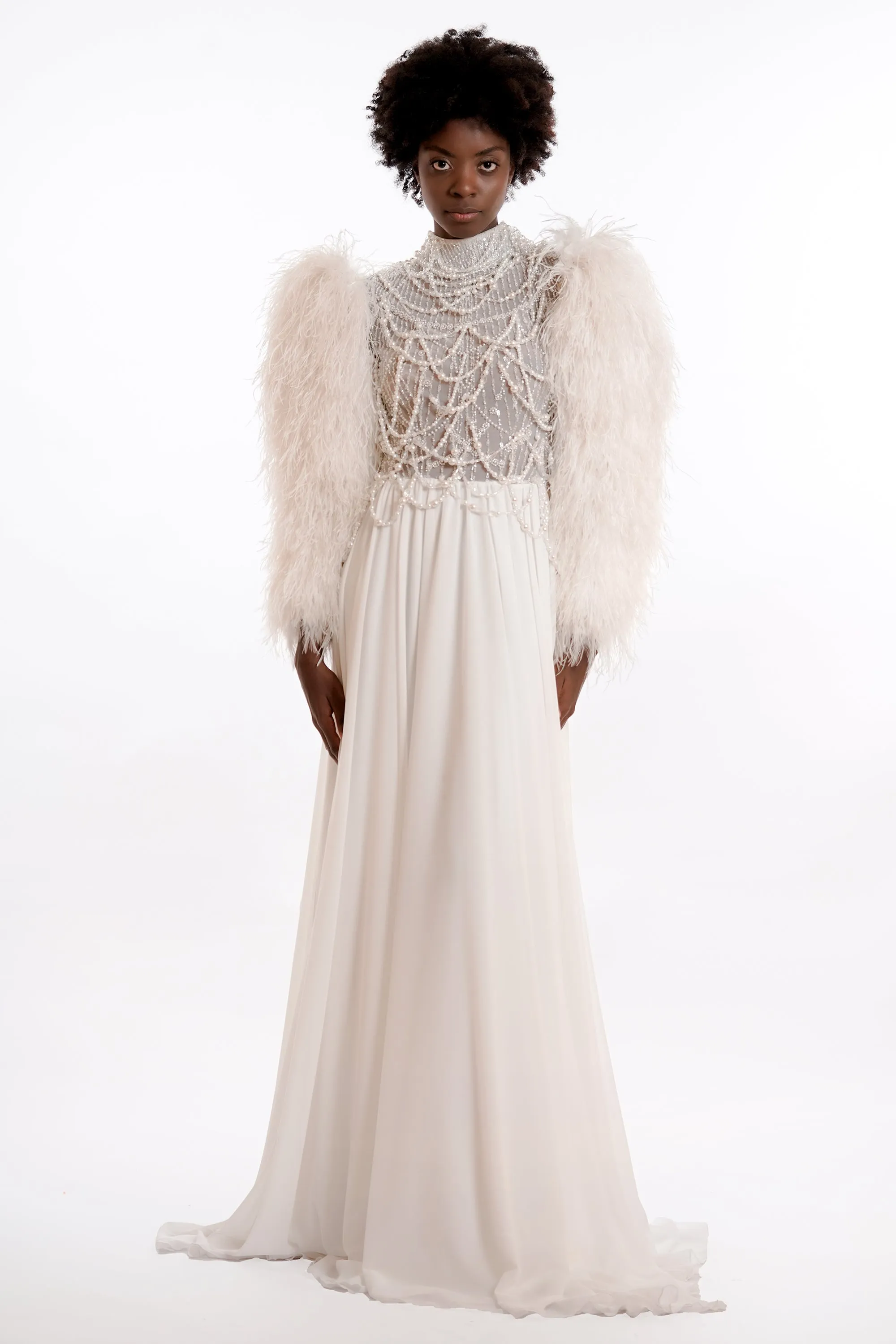 Swan's Feather Waltz Dress