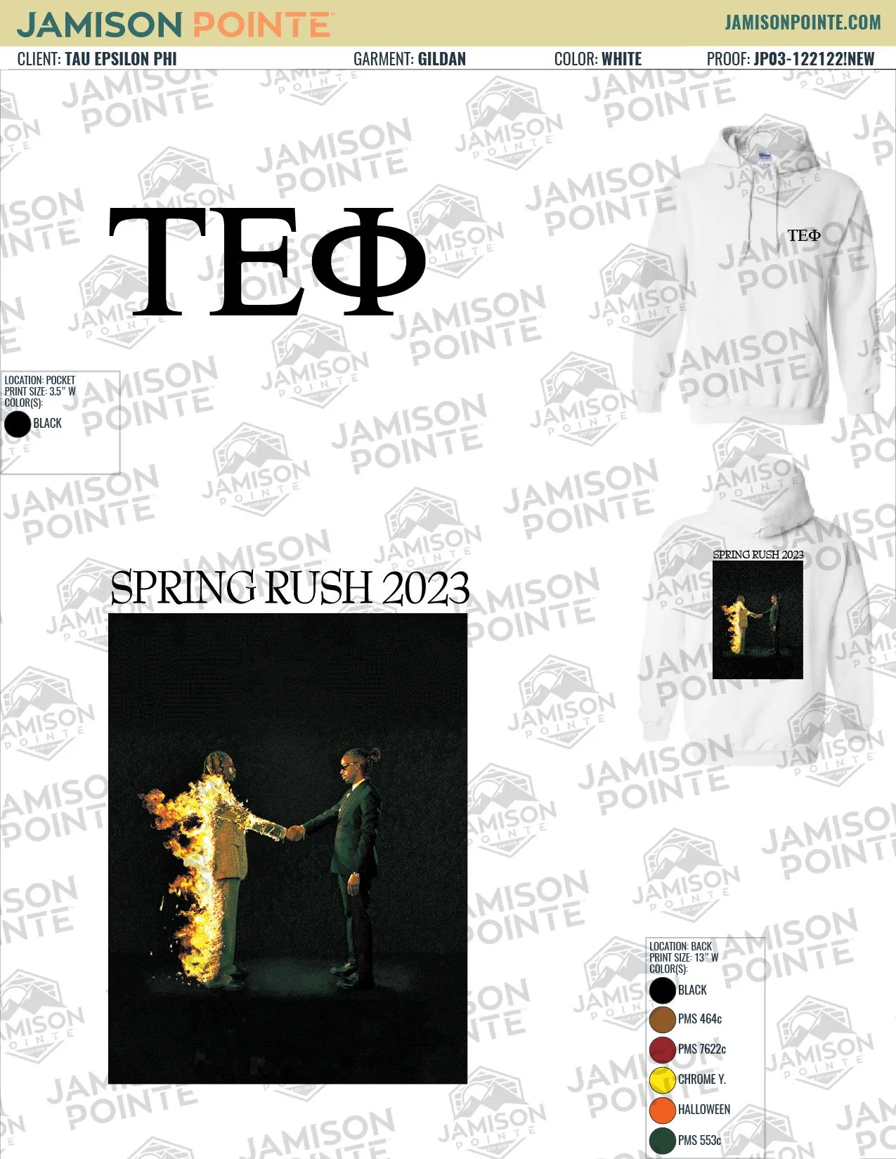 Tau Epsilon Phi Indiana University Bloomington Spring Rush Hoodies