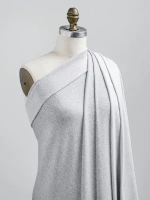 Tencel Lyocell Organic Cotton Stretch French Terry - Heather Grey - Swatch