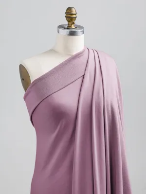 Tencel Lyocell Organic Cotton Stretch French Terry - Light Mauve - Swatch