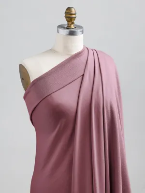 Tencel Lyocell Organic Cotton Stretch French Terry - Rosy Brown - Swatch