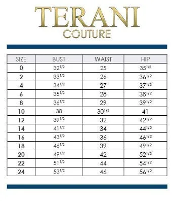 TERANI PAGEANT COLLECTION 1911GL9499 Dress