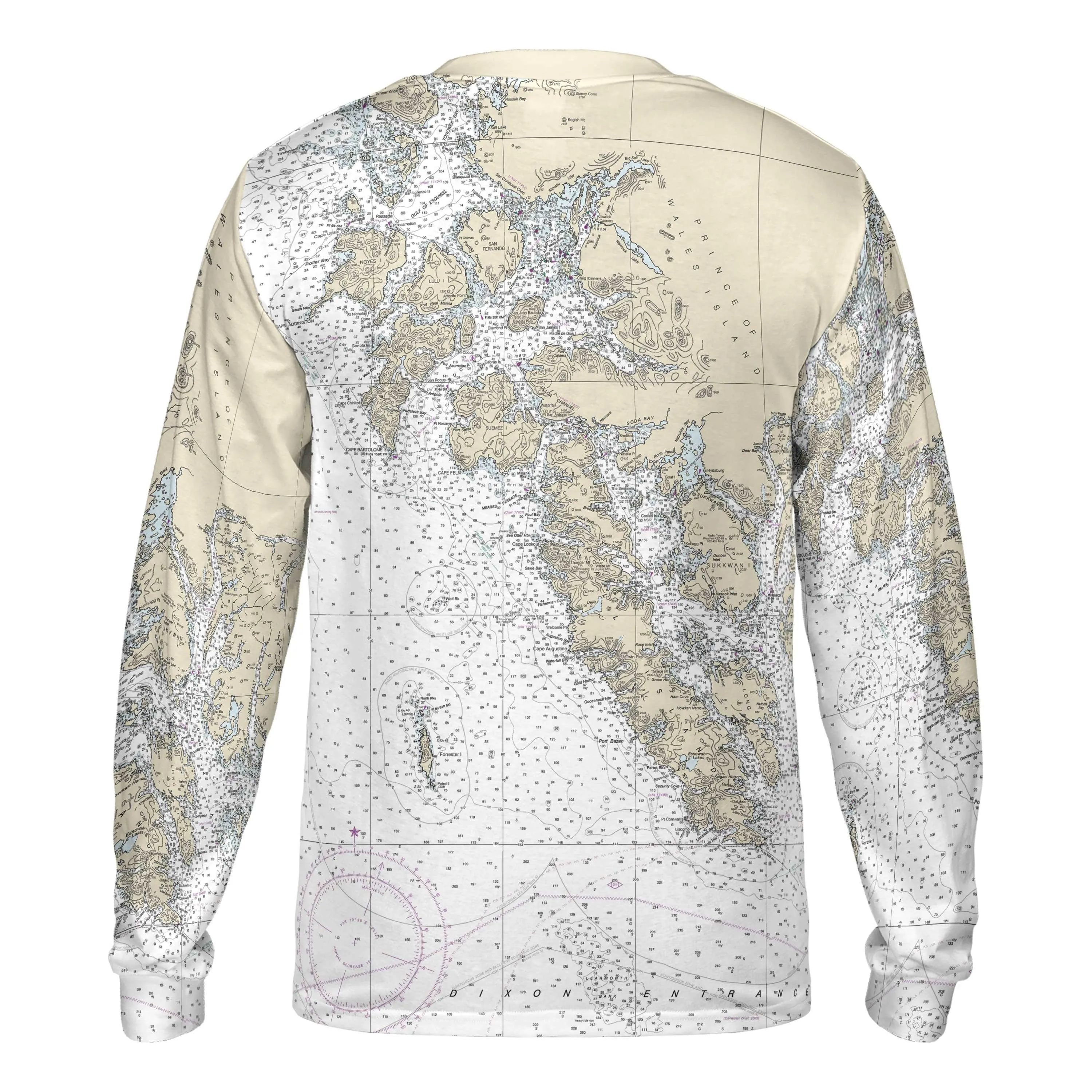 The Gulf of Esquibel to Dixon Entrance Long Sleeve Tee