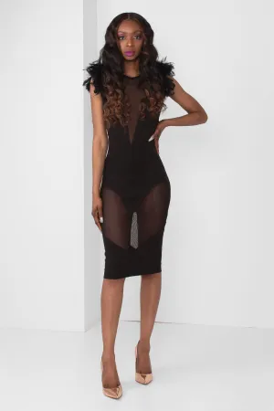 The Kara Midi (Black)