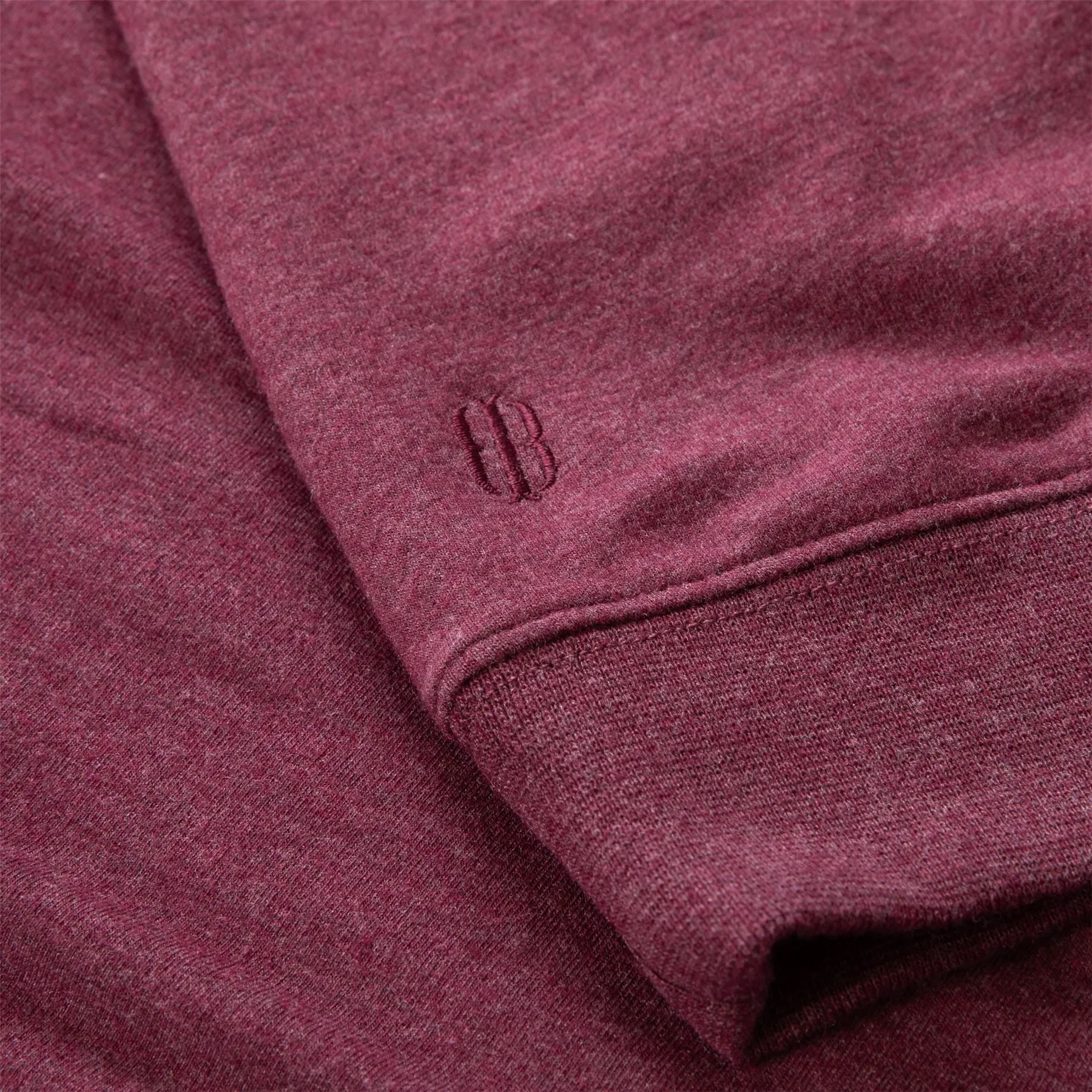 The Lawson Performance Hoodie Heathered Dark Claret