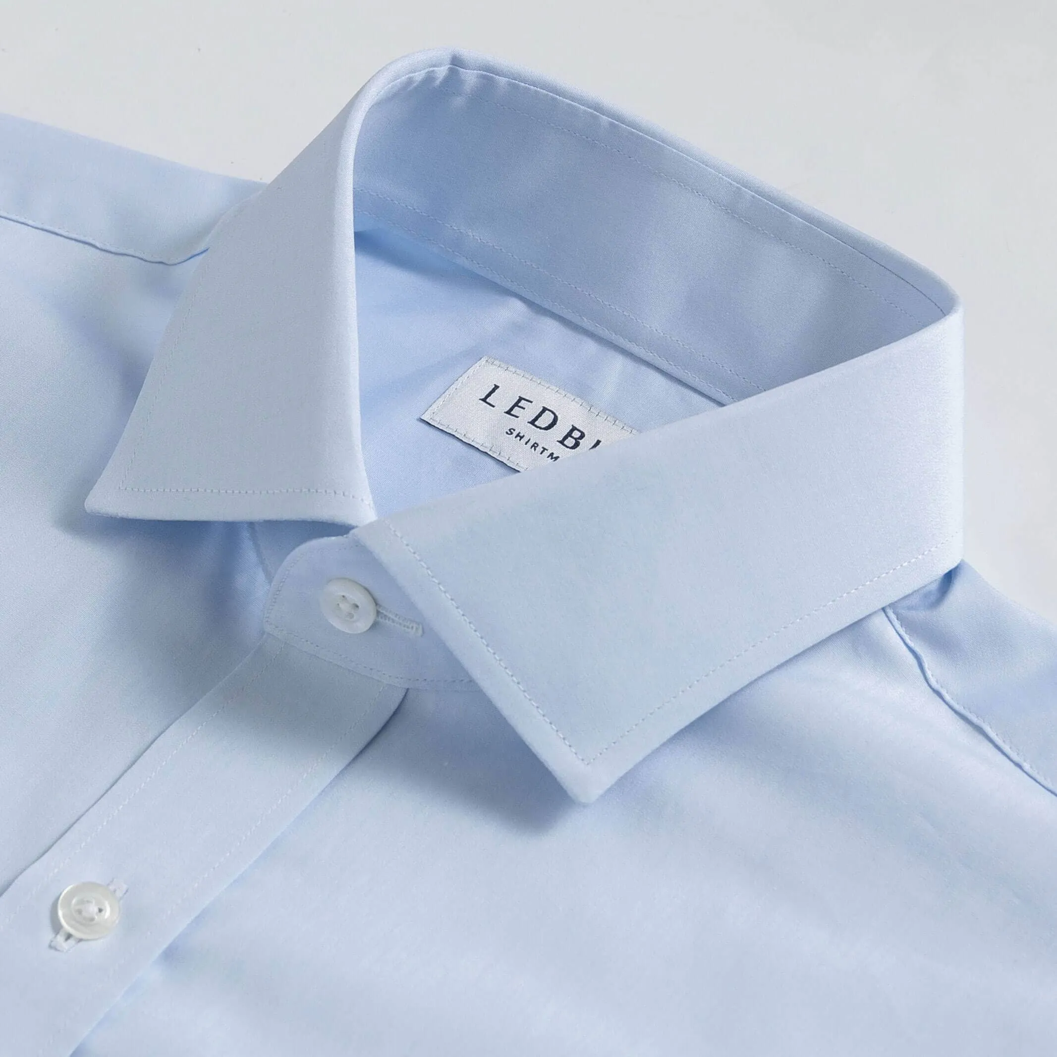 The Light Blue Regent 120s Poplin Custom Shirt
