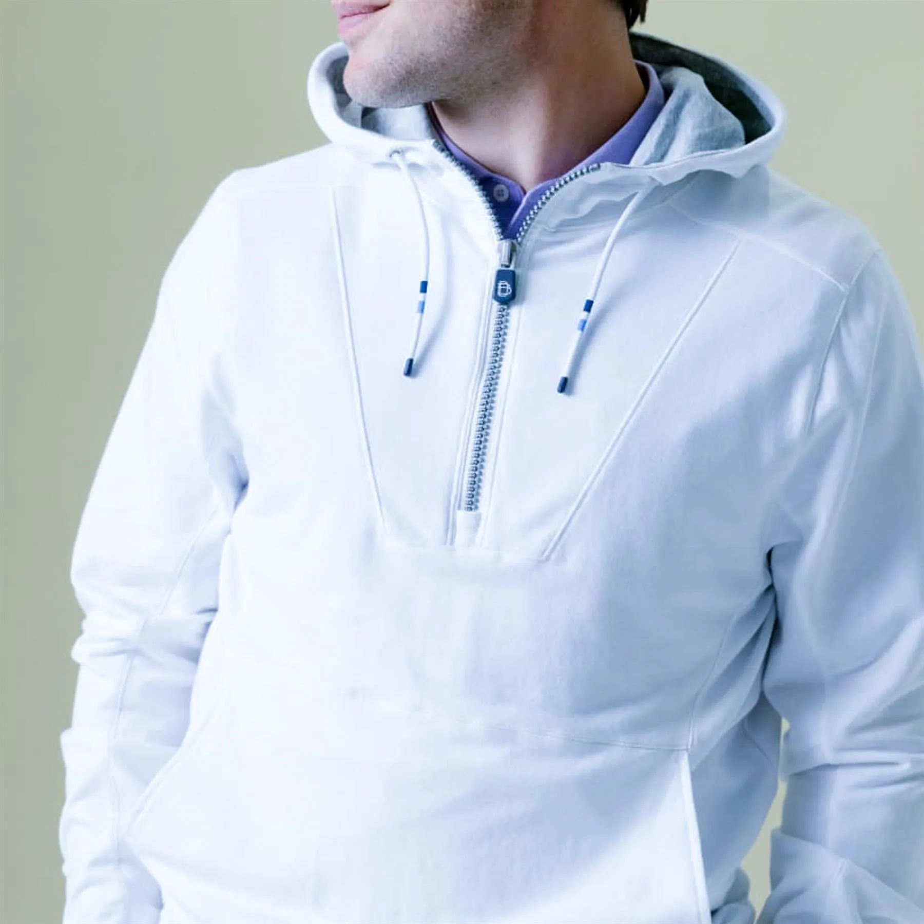 The Proctor Quarter Zip Hoodie Clearwater