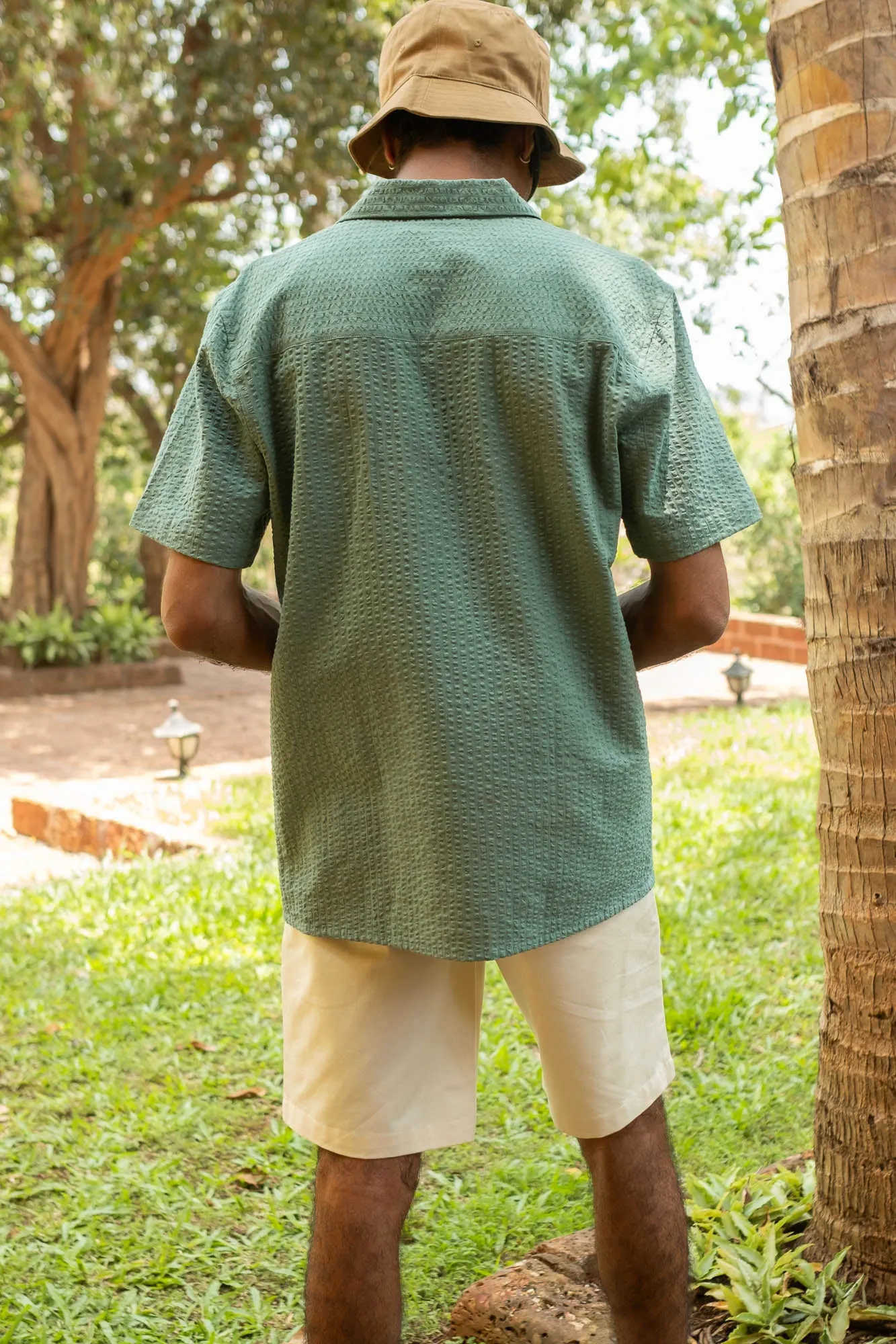 The Seersucker Notched Shirt
