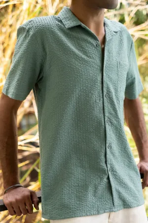 The Seersucker Notched Shirt