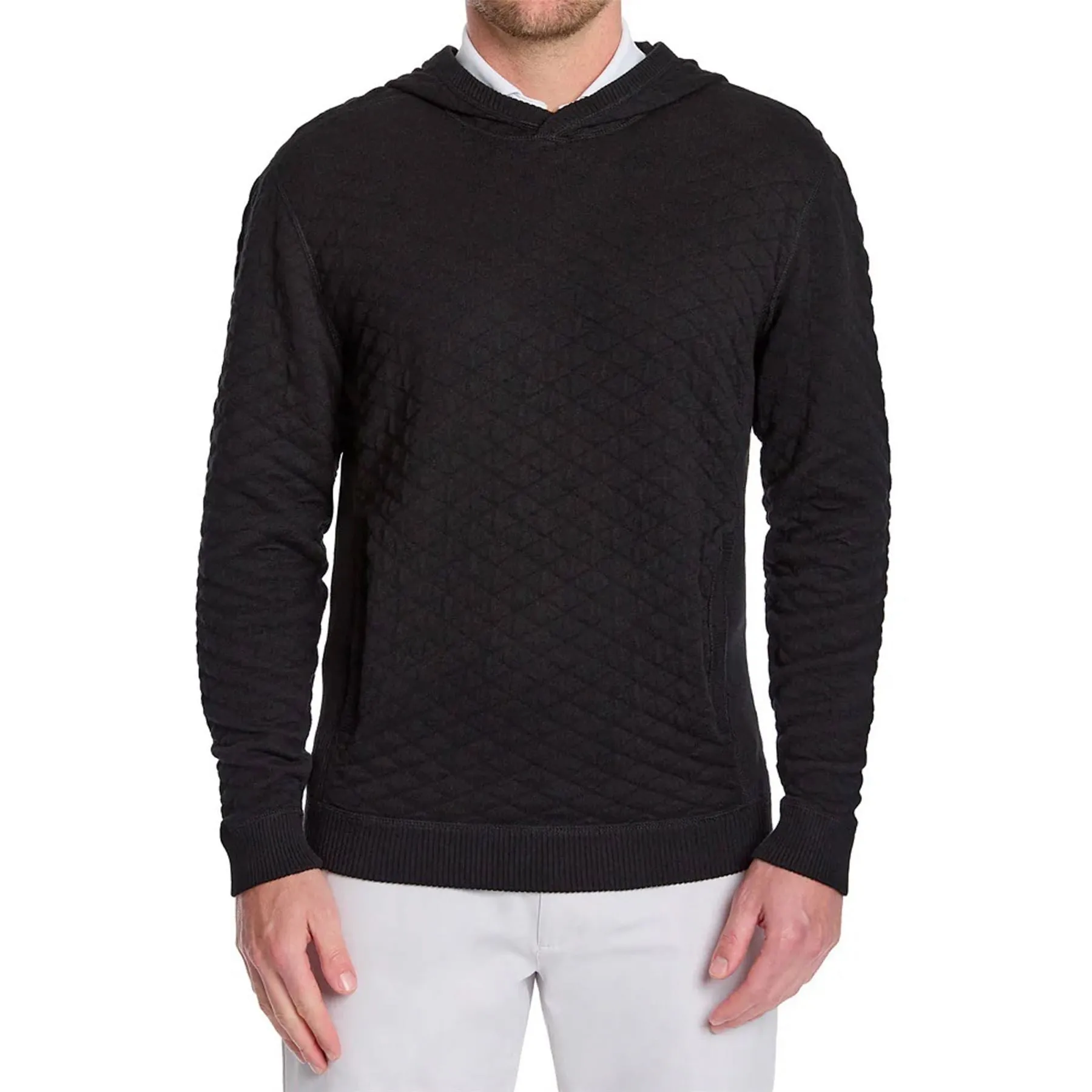 The Wallace Hooded Sweater Black