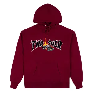 Thrasher - Cop Car Hoodie Maroon