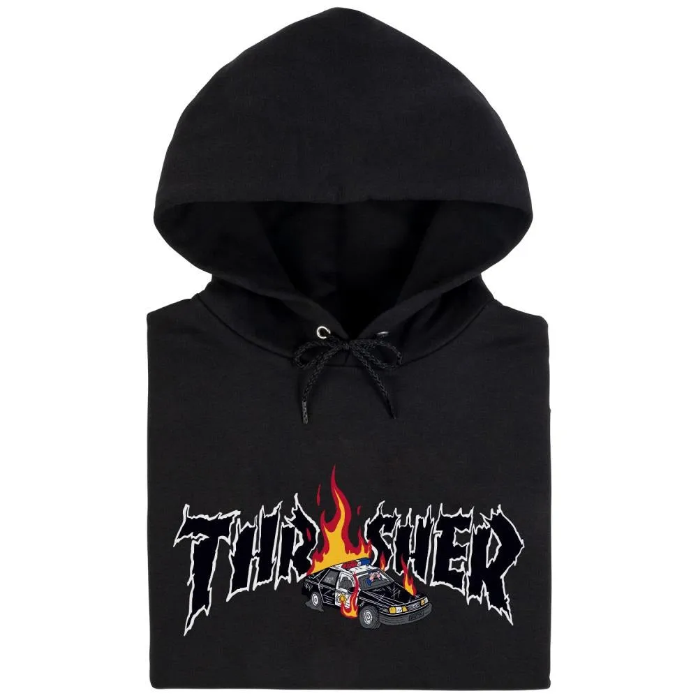 Thrasher Cop Car Hoody - Black