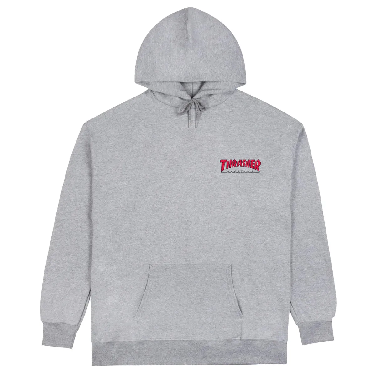 Thrasher - Little Outline Hoodie Grey