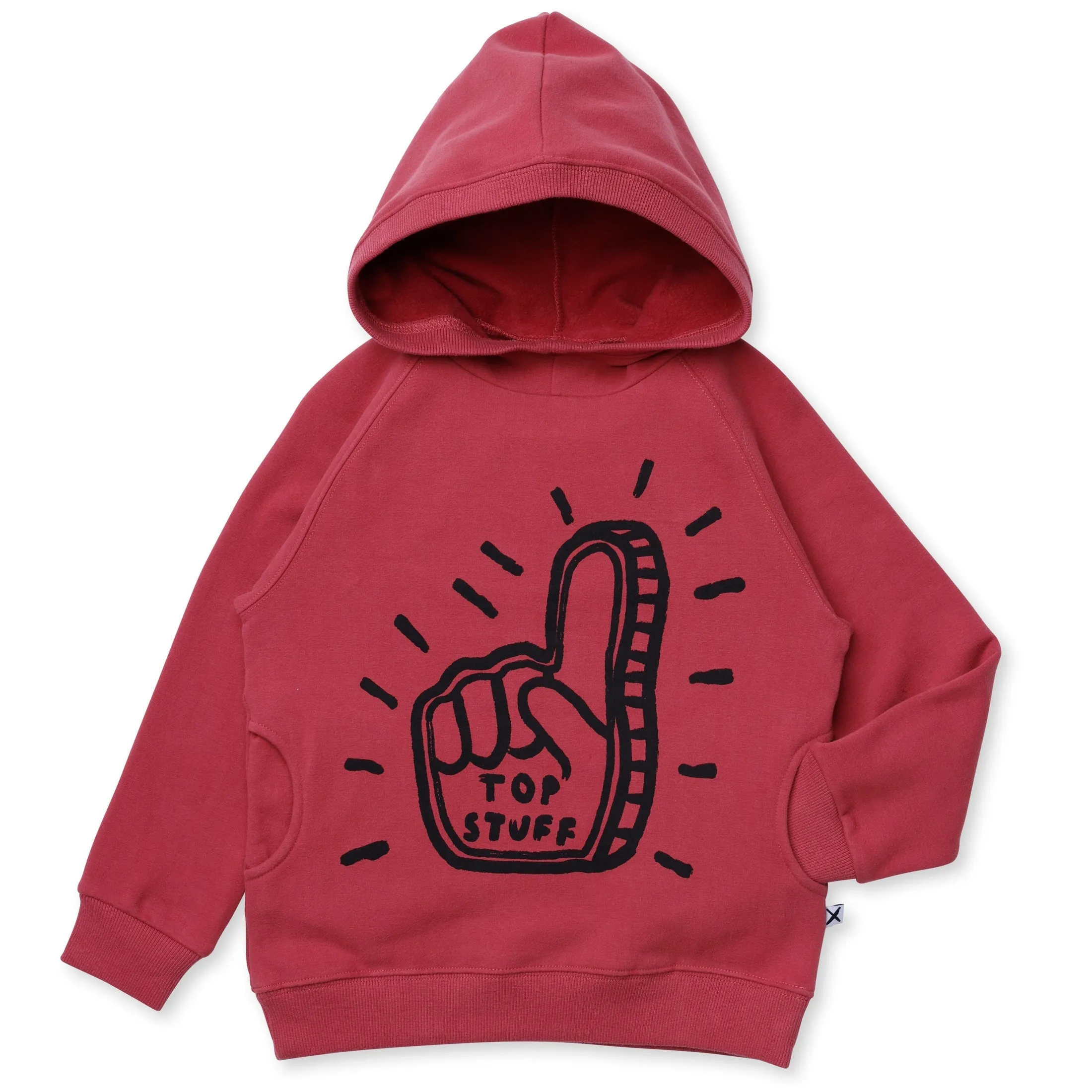 Top Stuff Furry Hood - Rusty Red