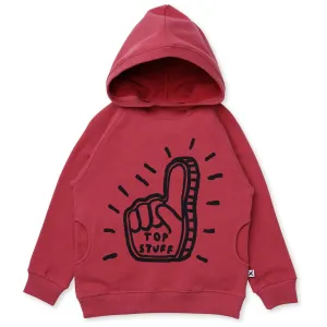 Top Stuff Furry Hood - Rusty Red