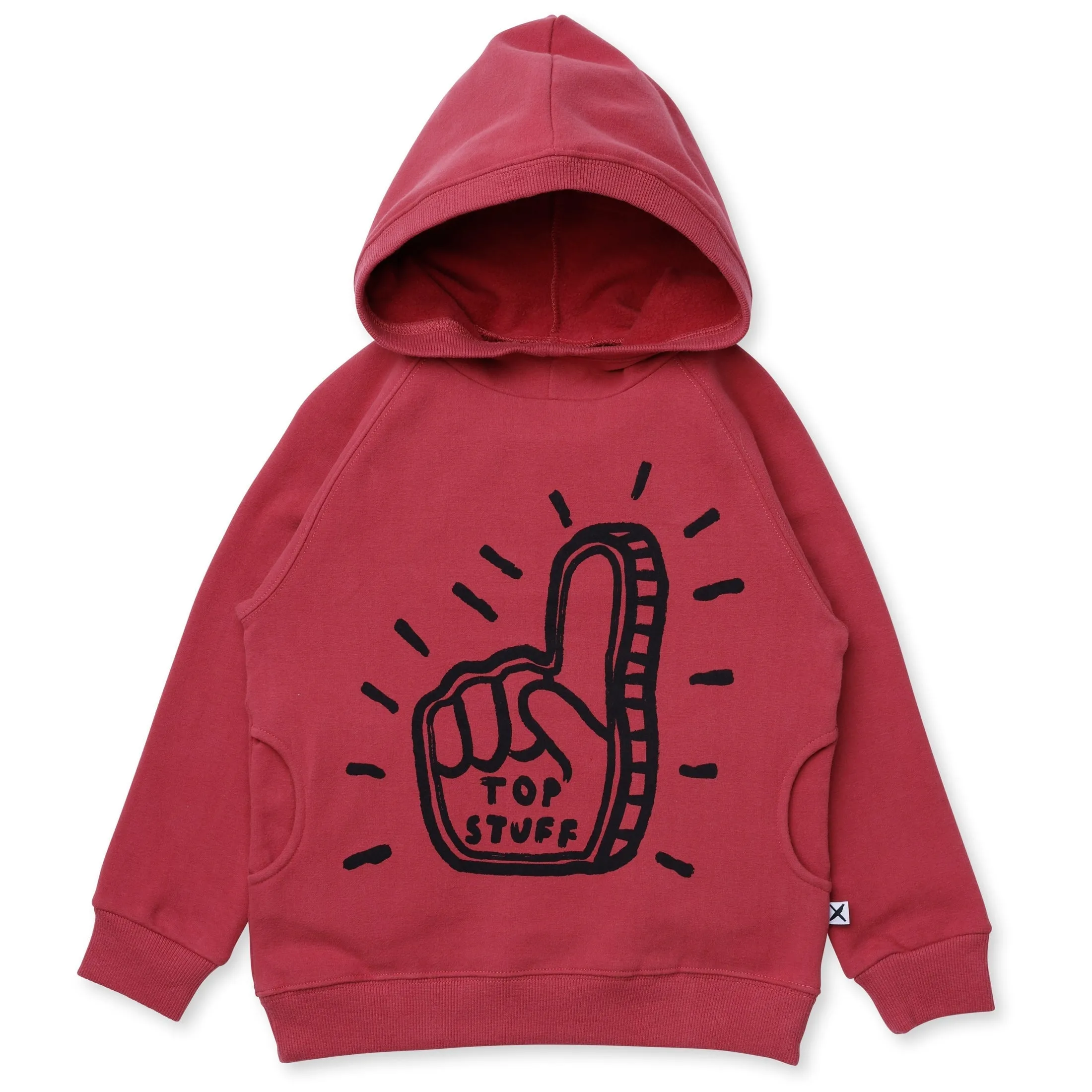 Top Stuff Furry Hood - Rusty Red
