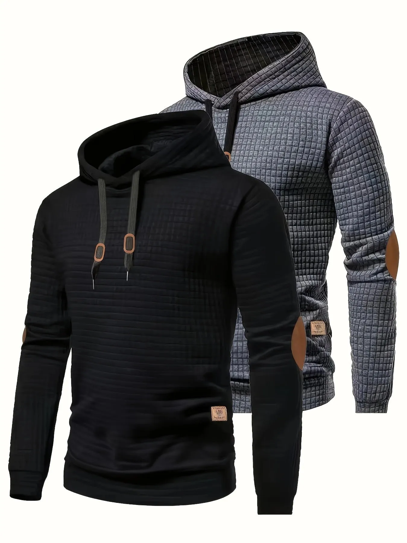 TrendEleganz | Herren Modischer Karierter Hoodie | Bequem, Modern | 1 1 GRATIS