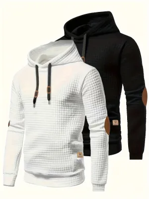 TrendEleganz | Herren Modischer Karierter Hoodie | Bequem, Modern | 1 1 GRATIS