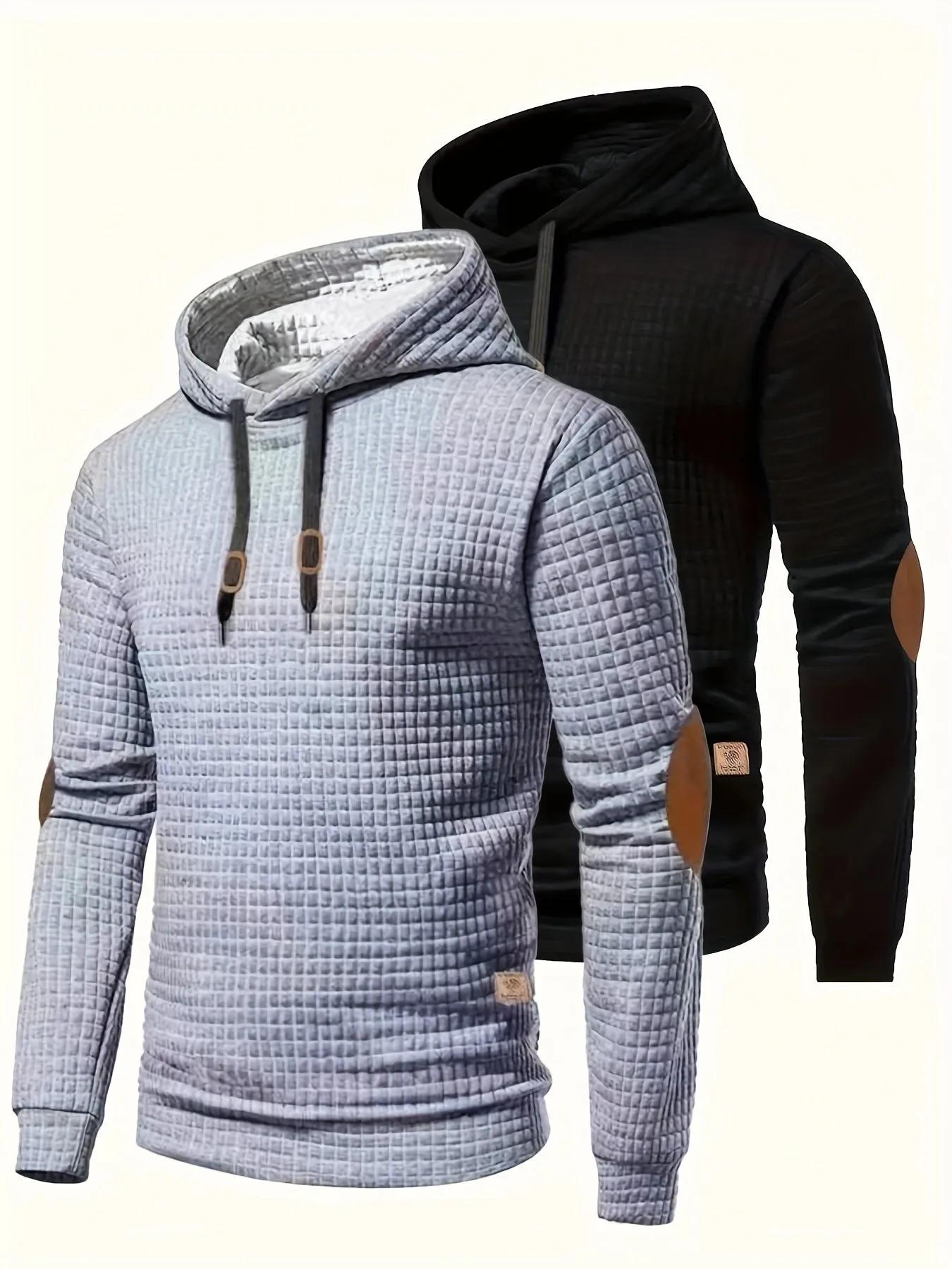 TrendEleganz | Herren Modischer Karierter Hoodie | Bequem, Modern | 1 1 GRATIS