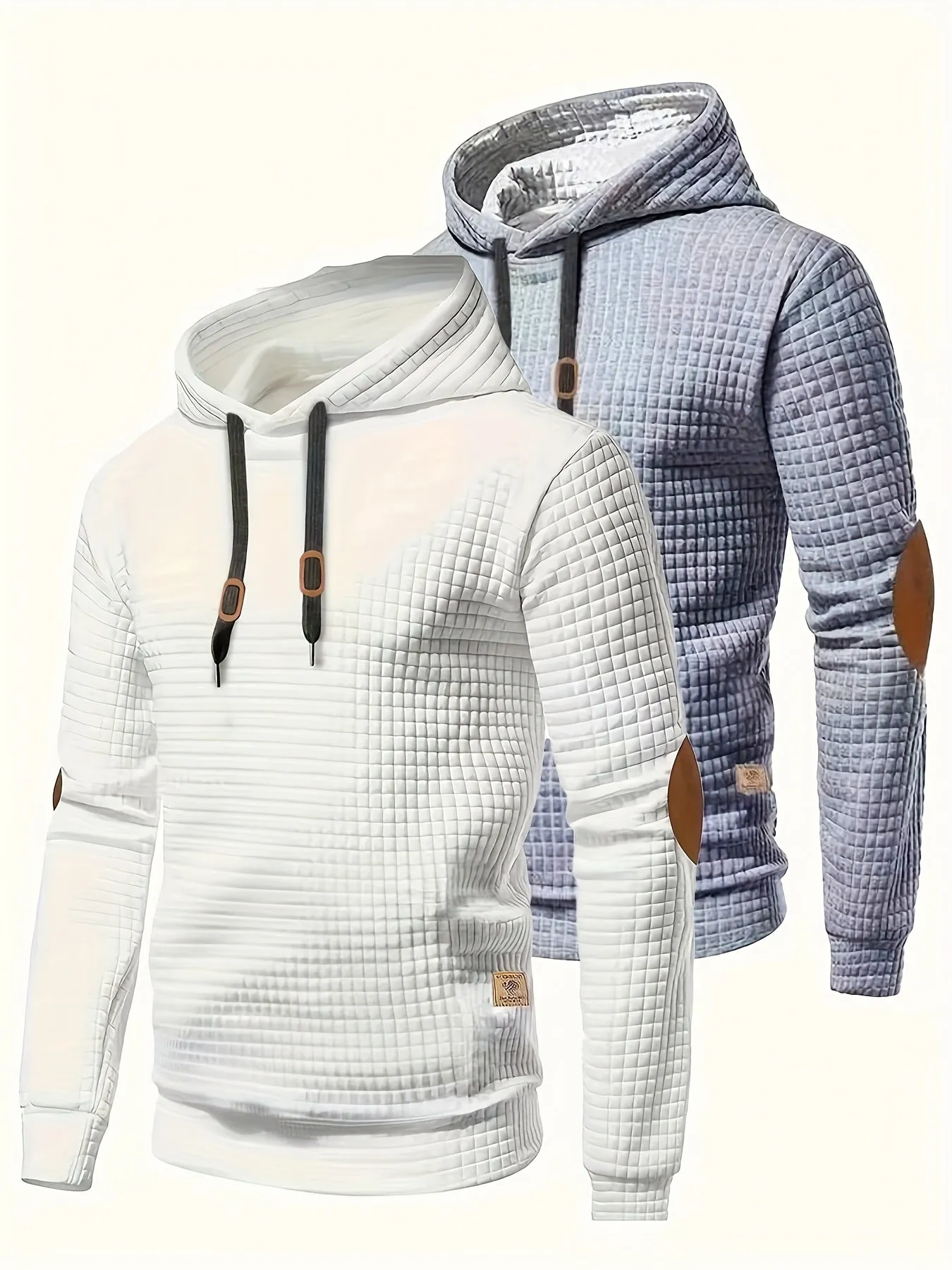 TrendEleganz | Herren Modischer Karierter Hoodie | Bequem, Modern | 1 1 GRATIS