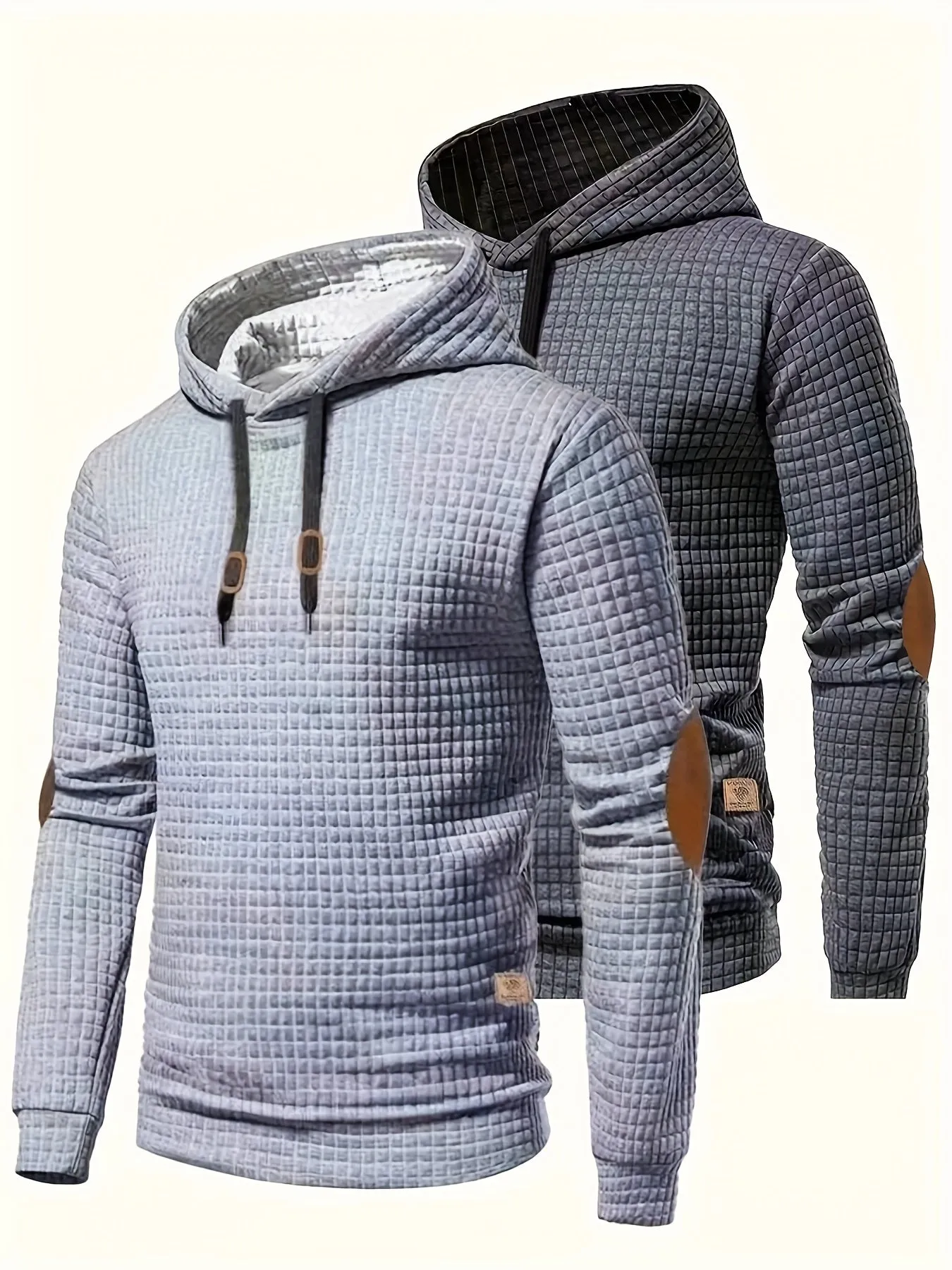 TrendEleganz | Herren Modischer Karierter Hoodie | Bequem, Modern | 1 1 GRATIS
