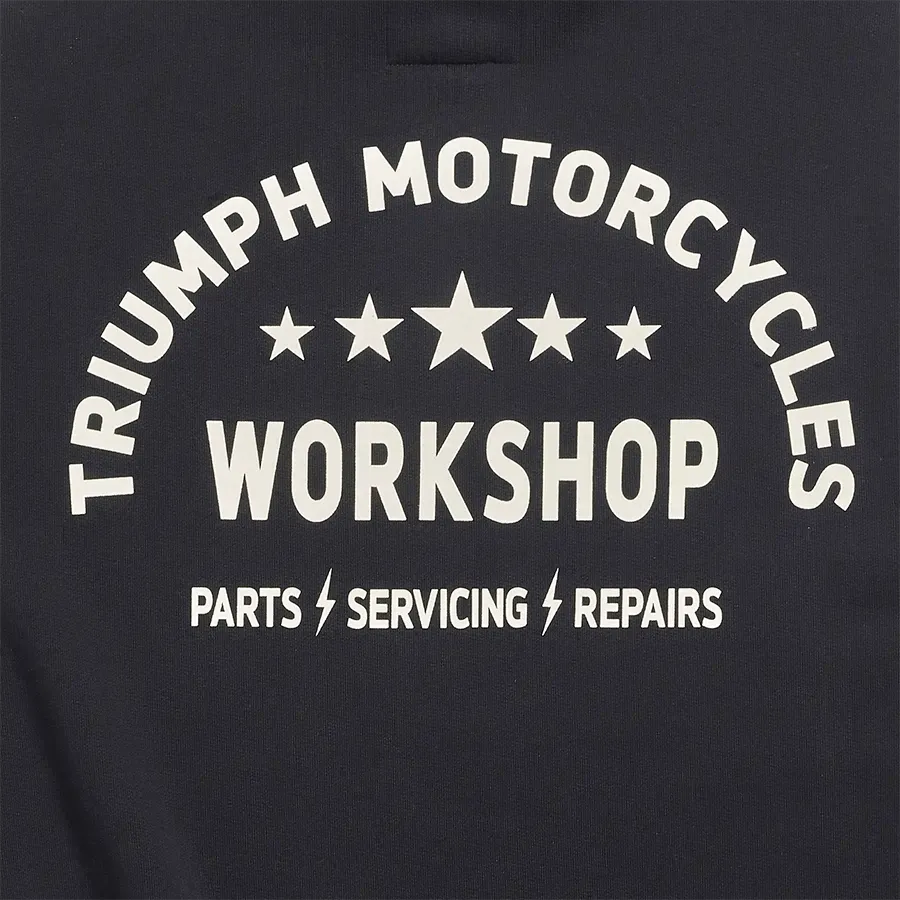 Triumph Prewitt Quarter Zip Sweat - Black/Bone