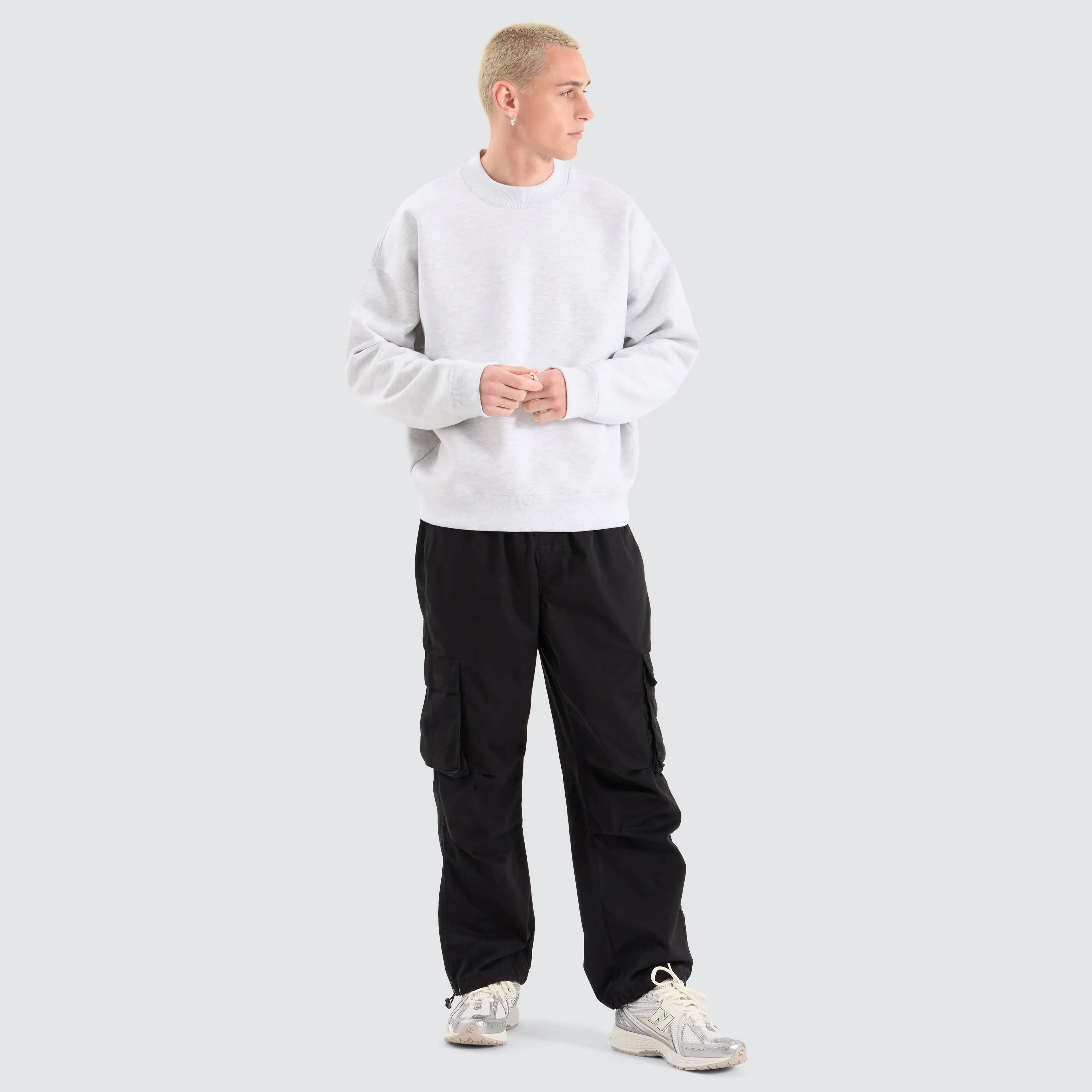 Tulsa Box Fit Sweater Snow Marle