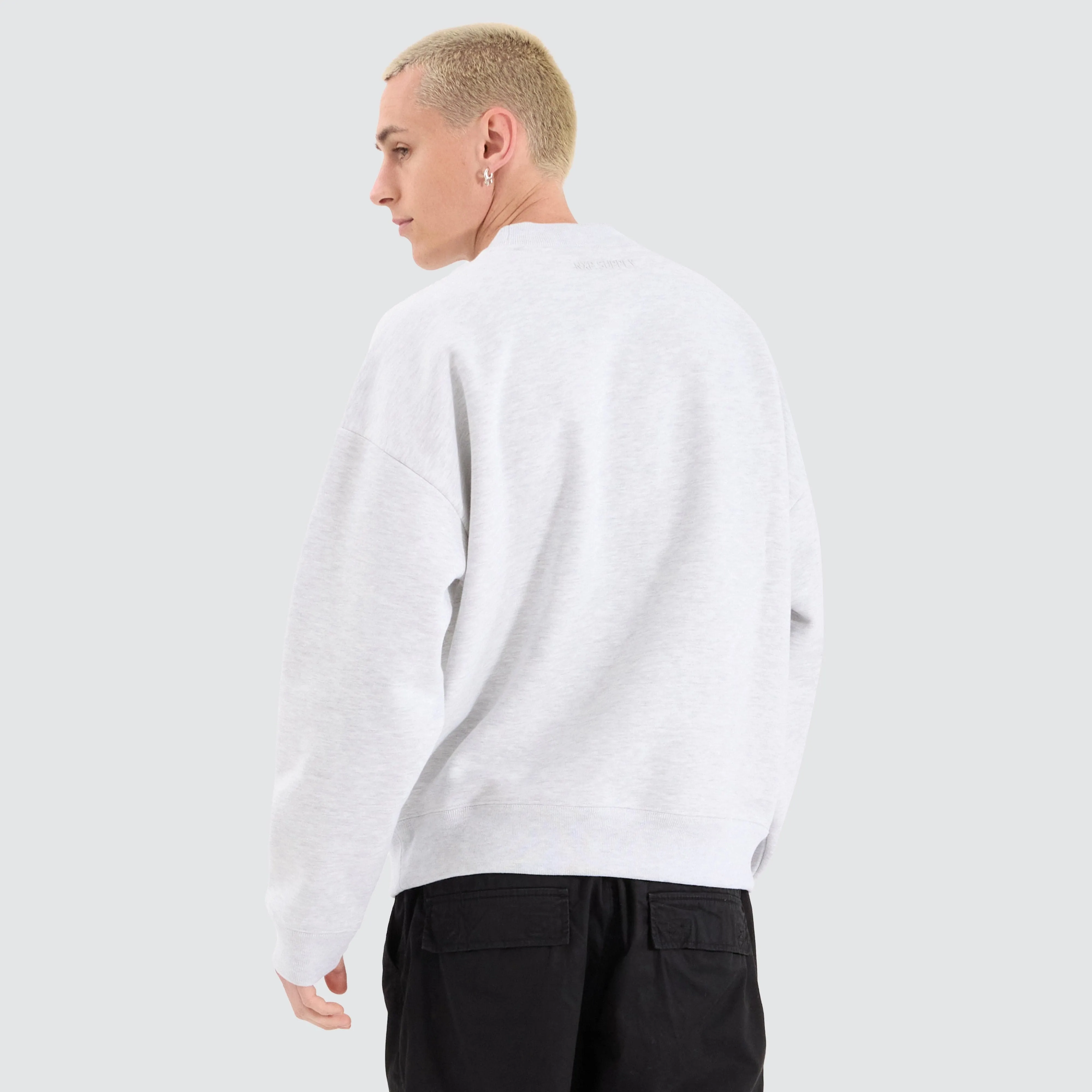 Tulsa Box Fit Sweater Snow Marle