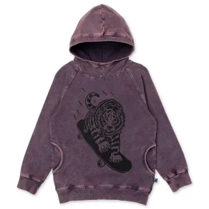 Turbo Tiger Hood - Muted Purple Wash